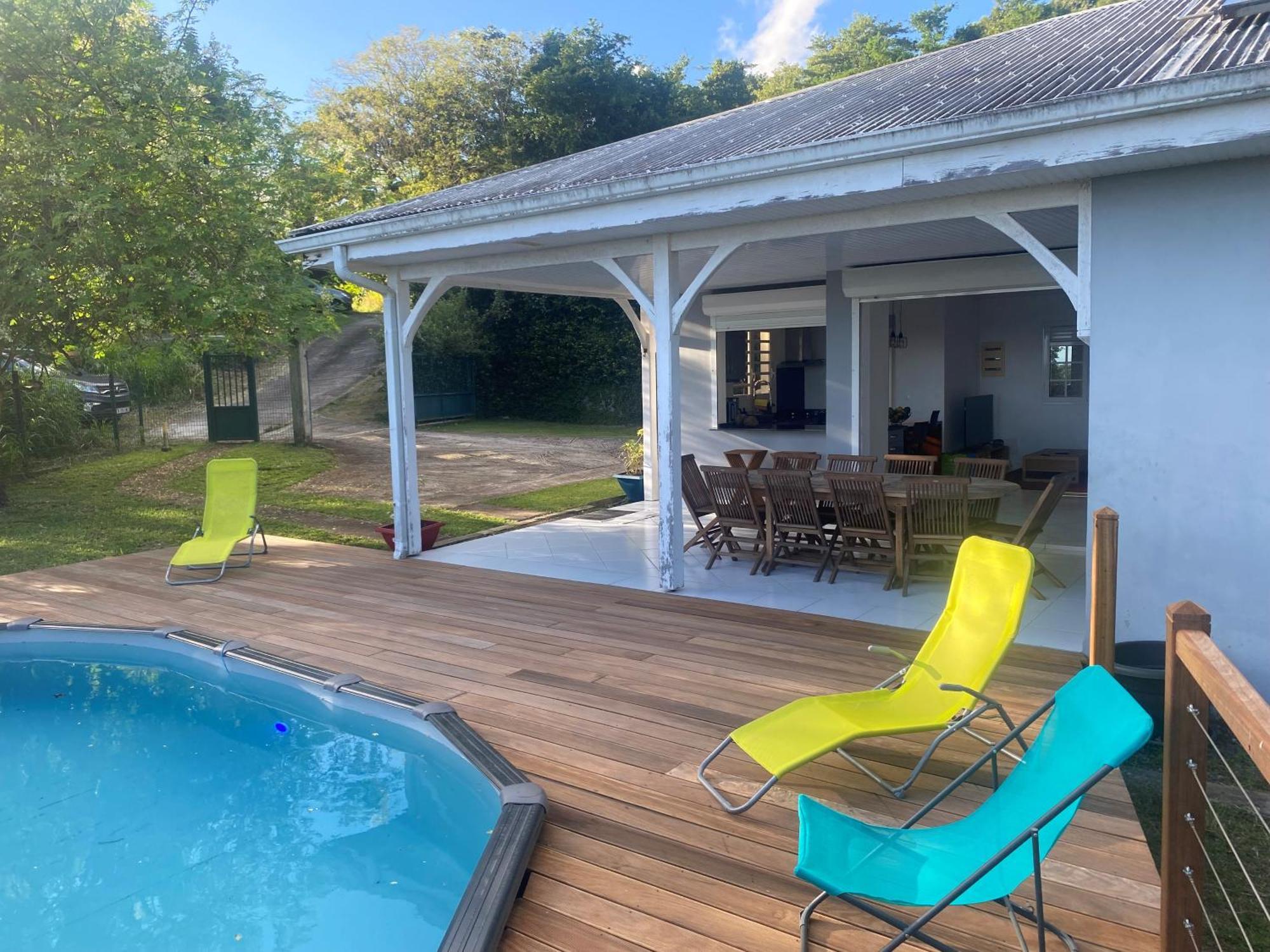 Les Terrasses De Maelle - Jolie Villa F4 Vue Mer Riviere-Salee Exterior foto
